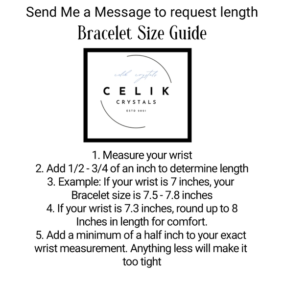 Citrine, Black Tourmaline, Selenite Bracelet Natural Stones 8mm Unisex - Picture 2 of 6